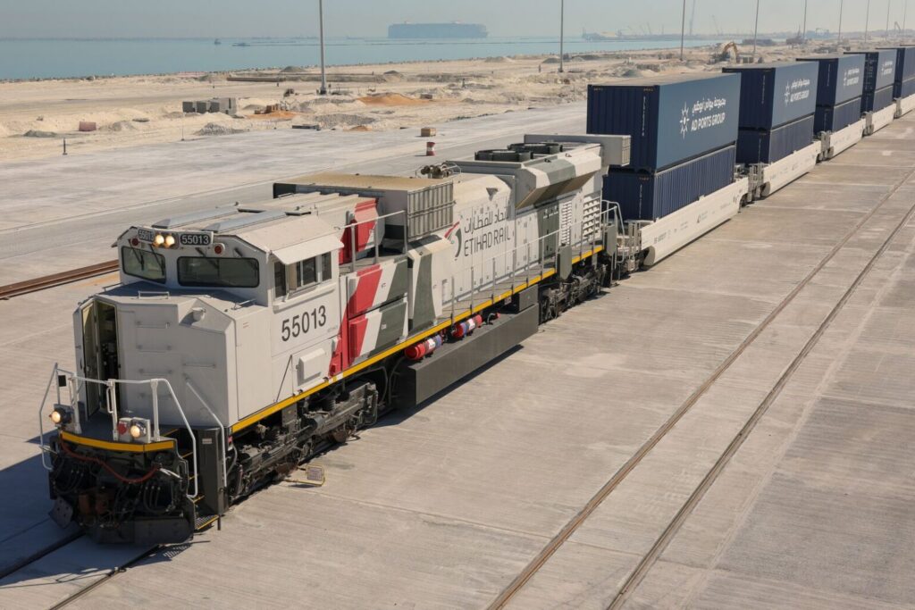 Etihad Rail, AD Ports Group launch integrated rail service connecting Fujairah Terminals with Industrial City of Abu Dhabi