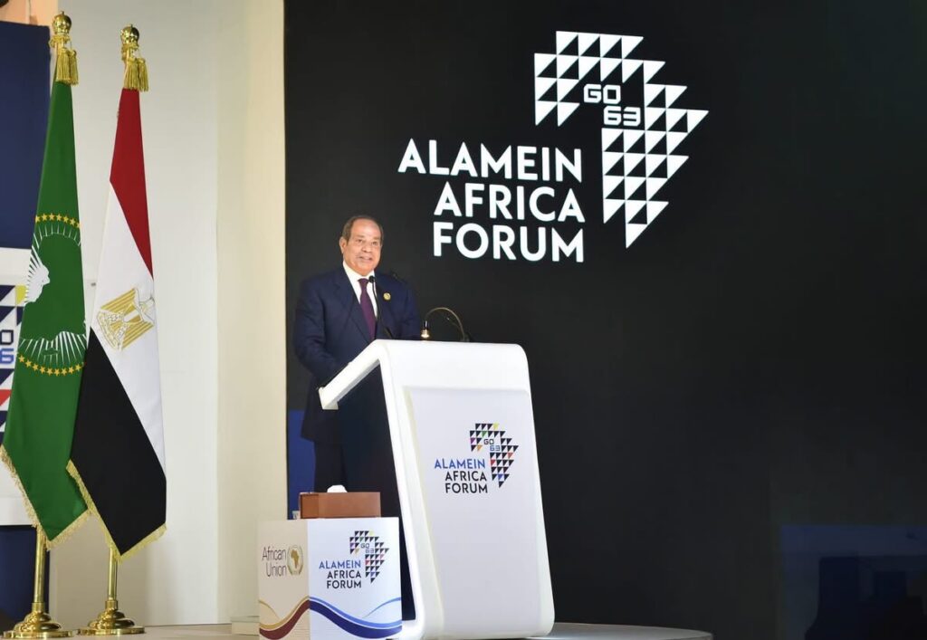 Egyptian President opens first edition of Alamein Africa Business Forum