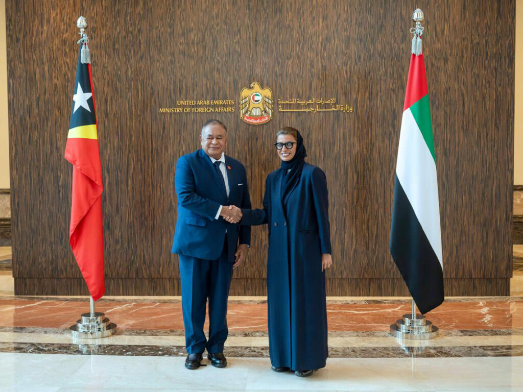 Noura Al Kaabi meets Minister of Foreign Affairs of the Democratic Republic of Timor-Leste